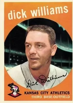 1959 Topps #292 Dick Williams