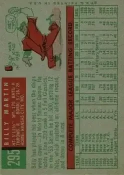 Back of Billy Martin