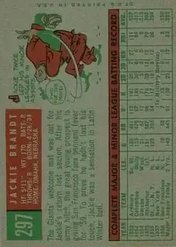Back of Jackie Brandt