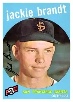 1959 Topps #297 Jackie Brandt