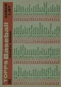 Back of Card #304