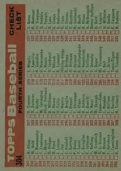 Back of Card #304