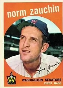 1959 Topps #311 Norm Zauchin