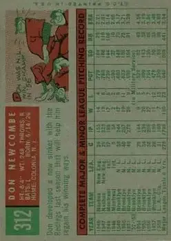 Back of Don Newcombe
