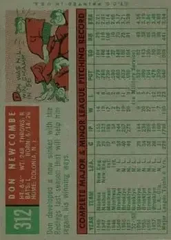Back of Don Newcombe