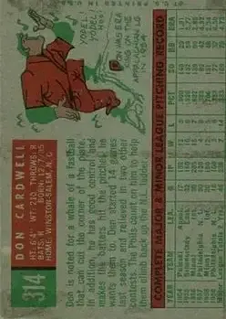 Back of Don Cardwell