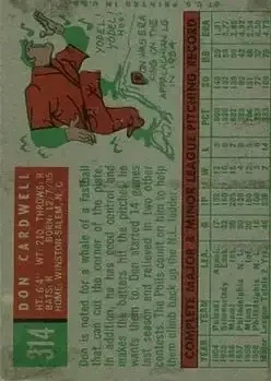 Back of Don Cardwell
