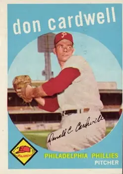 1959 Topps #314 Don Cardwell