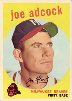 1959 Topps #315 Joe Adcock