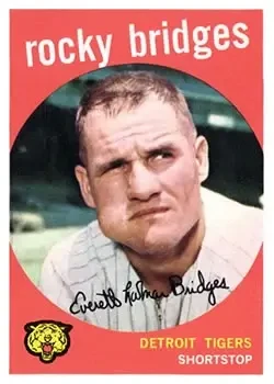 1959 Topps #318 Rocky Bridges