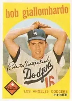 1959 Topps #321b Bob Giallombardo