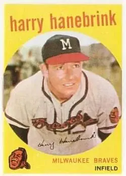 1959 Topps #322b Harry Hanebrink