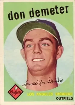 1959 Topps #324 Don Demeter