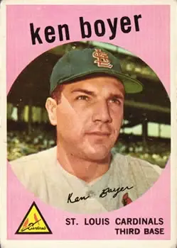 1959 Topps #325 Ken Boyer