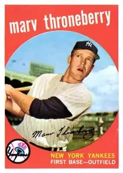 Front of Marv Throneberry