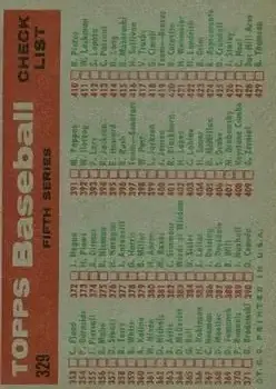 Back of Card #329