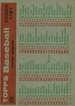 Back of Card #329