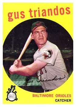 1959 Topps #330 Gus Triandos