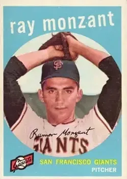1959 Topps #332 Ray Monzant