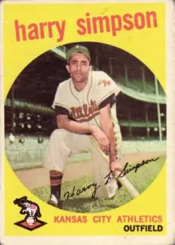 1959 Topps #333 Harry Simpson