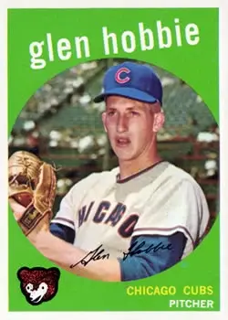 1959 Topps #334 Glen Hobbie