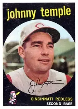 1959 Topps #335 Johnny Temple