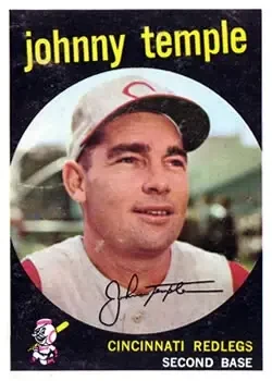 1959 Topps #335 Johnny Temple
