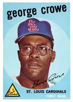 1959 Topps #337 - George Crowe - St. Louis Cardinals 1959 Topps #337 - George Crowe - St. Louis Cardinals