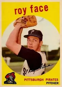 1959 Topps #339 - Roy Face - Pittsburgh Pirates