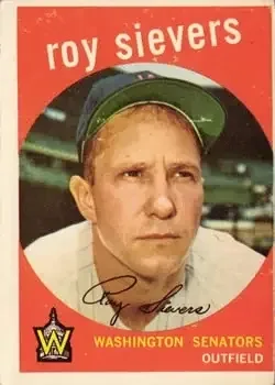1959 Topps #340 Roy Sievers