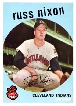 1959 Topps #344 Russ Nixon