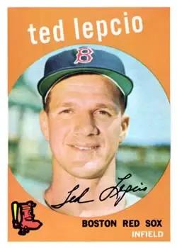 1959 Topps #348 Ted Lepcio