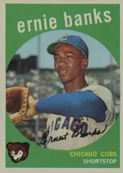 1959 Topps #350 Ernie Banks