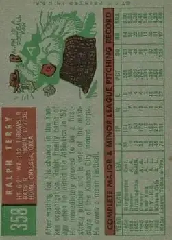 Back of Ralph Terry