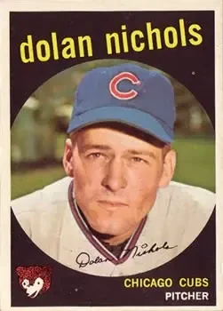 1959 Topps #362b Dolan Nichols