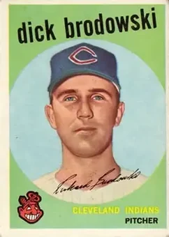 1959 Topps #371 - Dick Brodowski - Cleveland Indians 1959 Topps #371 - Dick Brodowski - Cleveland Indians