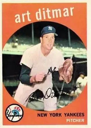 1959 Topps #374 Art Ditmar