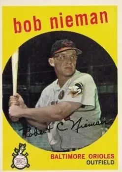 1959 Topps #375 Bob Nieman