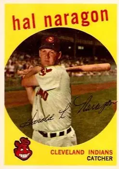 1959 Topps #376 Hal Naragon