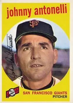 1959 Topps #377 Johnny Antonelli
