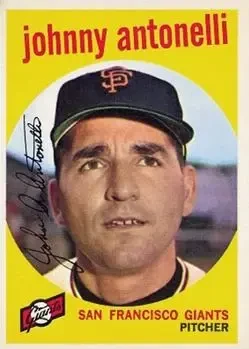 1959 Topps #377 Johnny Antonelli