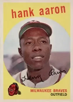 1959 Topps #380 Hank Aaron