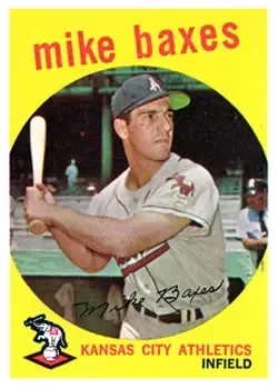 1959 Topps #381 Mike Baxes