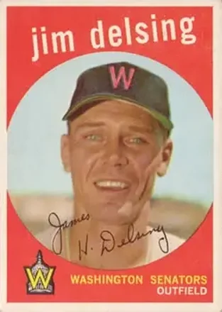 1959 Topps #386 Jim Delsing