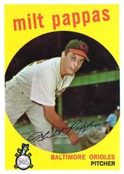 1959 Topps #391 Milt Pappas