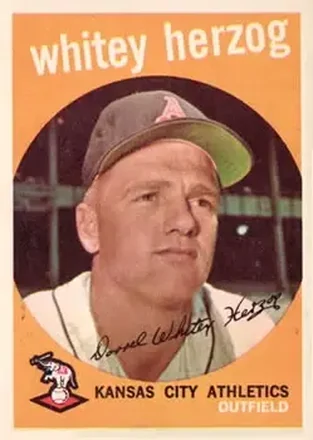 1959 Topps #392 Whitey Herzog