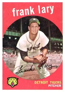 1959 Topps #393 Frank Lary
