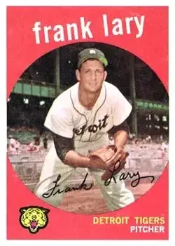 1959 Topps #393 Frank Lary