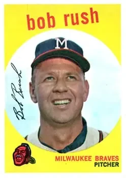 1959 Topps #396 Bob Rush