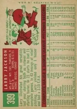 Back of Larry Jackson